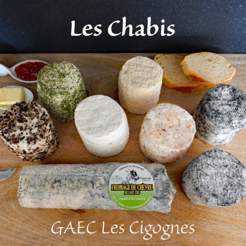 Plateau de fromages de chèvre GAEC les Cigognes Saint Maurice Etusson