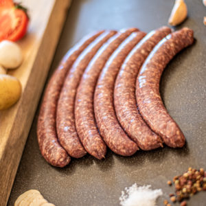 Paquet de 6 saucisses de boeuf Nature