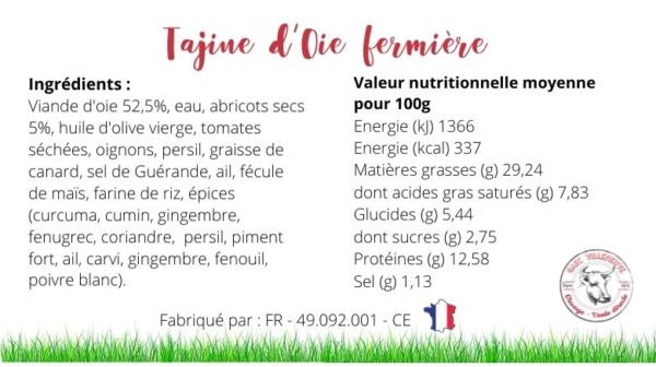 Tajine-oie-fermière-conserve-gaec-villeneuve-etiquette-composition-ingredient-bocal