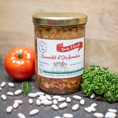 Cassoulet d'oie fermière “Dans l'bocal” - Boeuf à la ferme