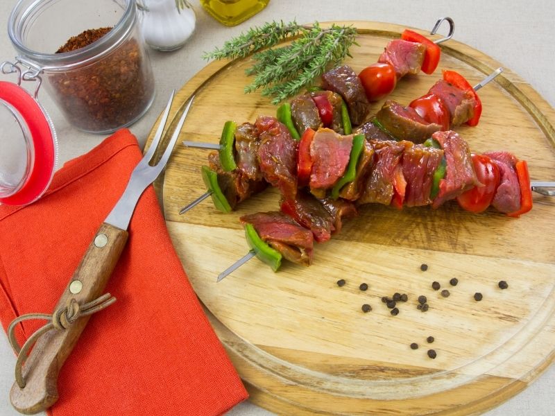 Achat brochettes de boeuf en ligne - Viandes du Sud Toulousain